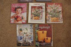 Complete 2000 LONGABERGER~ 2 Wishlists Catalogs & 8 Flyers ~ NEW
