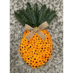 Handmade by me Pineapple Door Wreath From Sunflowers