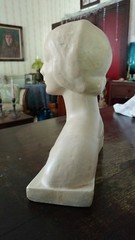 Florentine Art Plaster 132 Antique 1914 Unknown Woman by Donatello