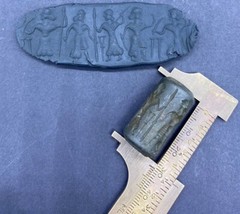 Middle Eastern Antiquities Ancient Near Eastern Story Scene Intaglio Cylinder Se