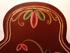 JEWELRY BOX vtg bunadsolv norwegian rosemaling bunad wall hanger norway folk art