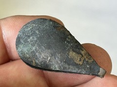 NICE AUTHENTIC PRE-COLUMBIAN SILVER TWEEZERS FROM PERU, INCA / MOCHE CULTURE