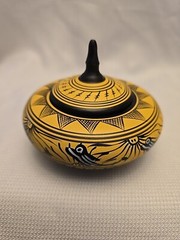 Ancient Greek Replica Hand Painted Geometric Circa 800 700 Exact Copy Pottery