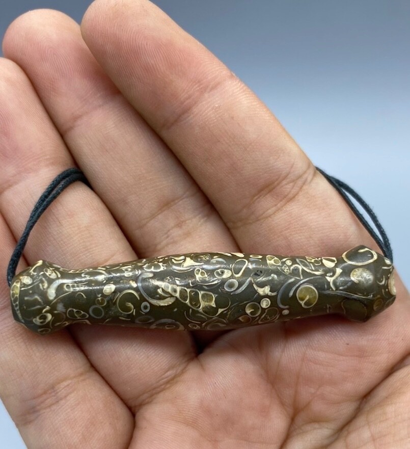 Very Beautiful Pair Of Natural Jasper Stones Beads from Northern Afghanistan