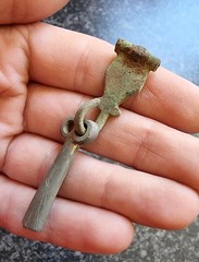 Medieval Spur Terminal & Fitting Metal Detecting Find Antique