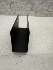 Folk Art Toleware Tin Napkin Or Letter Mail Holder Vintage Art Deco
