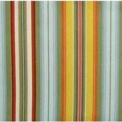 Longaberger Medium Oval Gathering Basket Liner Sunflower Stripe Fabric NEW