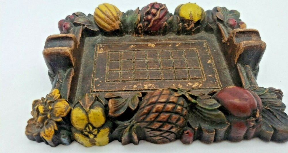 RARE Vintage 1940’s Syroco Wood Cornucopia Ashtray