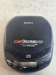 Sony Car Discman ESP D-835K Digital Mega Bass CD Player Tested Working