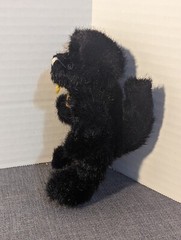 Vintage 1990s Boyds Bear. (Poe) Black Halloween Cat Collectible Animal.
