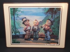 Vintage Pimpernel Placemat – Singing children – Made in England ARS Switzerland