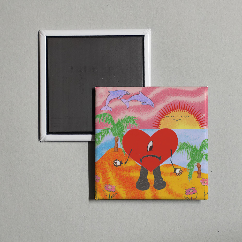 Bad Bunny – Un Verano Sin Ti Album Cover Locker Fridge Magnet