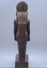 UNIQUE ANCIENT EGYPTIAN STATUE Goddess Sekhmet Heavy Stone with Magic carving