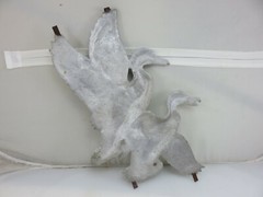 Unbranded Aluminum Metal DUCKS Plaque Wall Hanging Vintage