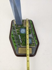 One World Trade Center by The Danbury Mint 10.5” Original Foam And Box