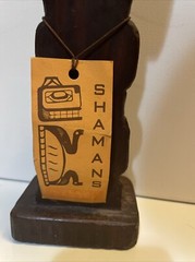 Vintage Shamans Thunderbird, Whale, And Bear Totem Pole Made In British Colombia