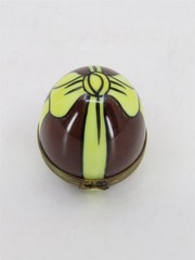 Limoges France Easter Egg Trinket Box Hand Painted Porcelain Hinged Collectible
