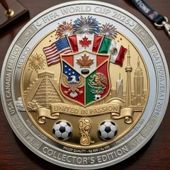 2026 World Cup Memorial Challenge Coin World Cup 2026 Commemorative Coin