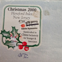 Harbour Lights Christmas 2000~Hereford Inlet New Jersey #710~Signed
