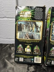 2000 Star Wars Bounty Hunter Action Figures Set IG-88 Bossk 4-LOM – Damaged Pkgs
