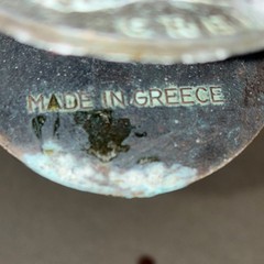 Bronze Greek Decorative Collectible Medallion Made in Greece