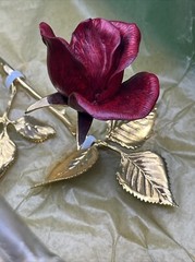 Franklin Mint Forever Rose 8″ Long Original Packaging
