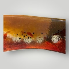 Vitrum Fused Glass Decorative Art Piece | Greece | Beautiful Condition