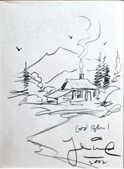 The Artist’s Guide to Sketching by Thomas Kinkade – Signed and Framed!