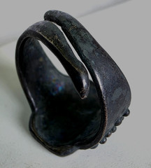 300 BC Ancient Greek Silver Ring God Orpheus bard legendary musician and prophet