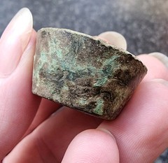 Rare Medieval / Post Medieval Cup Weight Bronze Metal Detecting Find Antique (3)