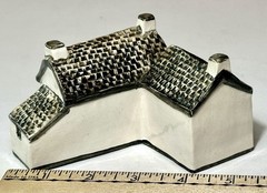 Vintage Tey Pottery Miniature Dove Cottage Cumbria Britain 4” X 3.75” X 2.75”