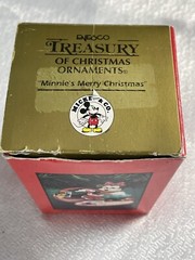 Enesco Ornament 1990s Minnie’s Merry Christmas Compact Mickey Mouse Disney