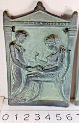 Lot Of 2 Greek Souvenirs Meditating Minerva, Igisso Proxenou See Photos