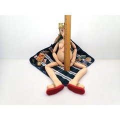 Vintage One-of-a-Kind Cloth Art Doll – “Domestic Goddess” Mixed Media Sculpture