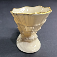 Lenox Miniature Cornucopia Horn of Plenty 24 K Gold Trim Made in USA Vintage