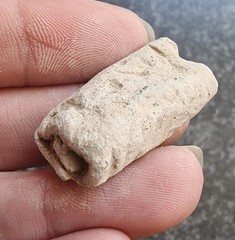 Roman Lead Rolled Curse / Wish Metal Detecting Find Antique (4)