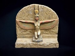 Rare Antique Stone Isis God Statue Ancient Egyptian Antiquities B.C Pharaonic