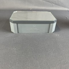 Swarovski Silver Crystal Dealer Display Stand Mirror Top Retail Showcase