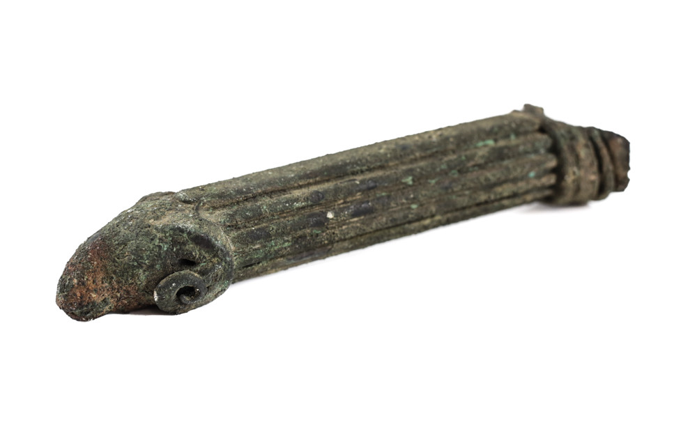 Roman Bronze Ram’s Head Handle for a Patera 1st-2nd century AD