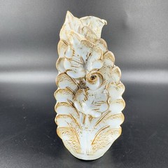 Hand Made Studio Art Pottery Vase Flower Shape Made In Greece Vintage Pottery