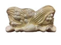 Vintage Belleek “Lilly of the Valley” Luster Trinket Dish Bowl, 7th Mark