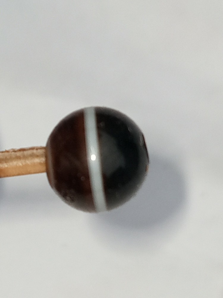 Ancient amazing 1 line sulemani tiny bead from Swat region of Pakistan.