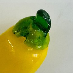 Vintage Murano Style Hand Blown Art Glass Set Of 5 Fruit And Vegetables