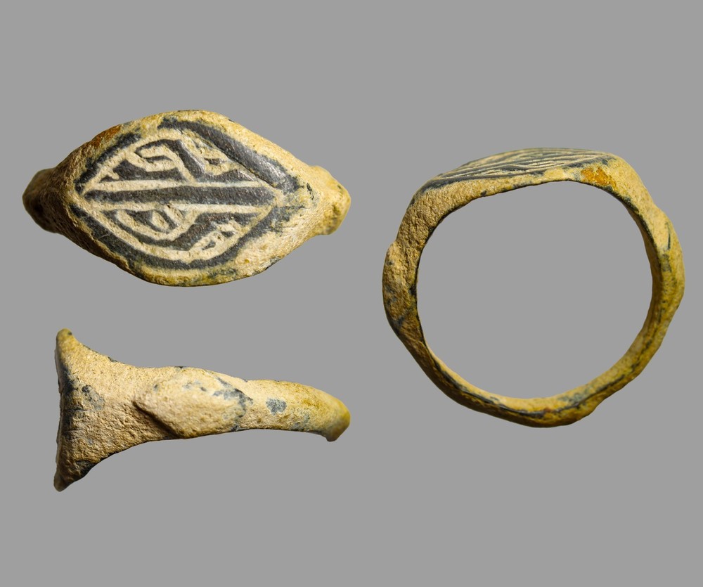 Ancient Judaean Aramaic Torah Era Signet Ring 300 BC Authentic Ancient Artifact