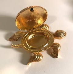 Avon TORTOISE for Perfume Glacé, Charming Miniature, 1971 Pre-owned & Un-used.