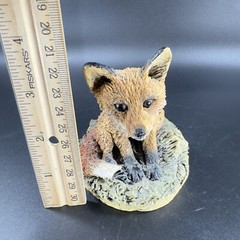 Arden Sculptures Collection Made In Britain Figurine Fox Figurine Resin Decor