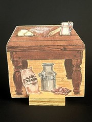 Vintage 1990’s~Bethany Farms~Wood Peg Paper Doll~Wooden Kitchen Set