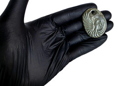 300 BC Ancient Carved Engraved Gemstone Pendant Medallion Amulet Mythical bird