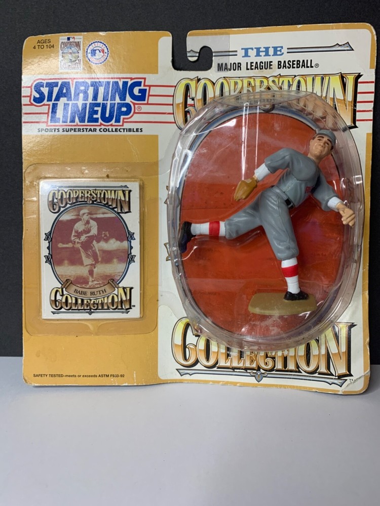 Babe Ruth, Cooperstown bobble head and trading card starting lineup