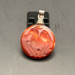 Beautiful Near Eastern Natural Old Carnelian Agate Intaglio Seal Cabochan Amulet